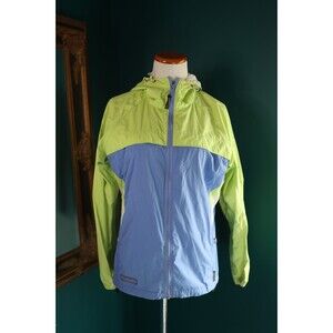 Columbia Packable Neon Jacket Windbreaker Lightweight Hooded Outdoor Women S